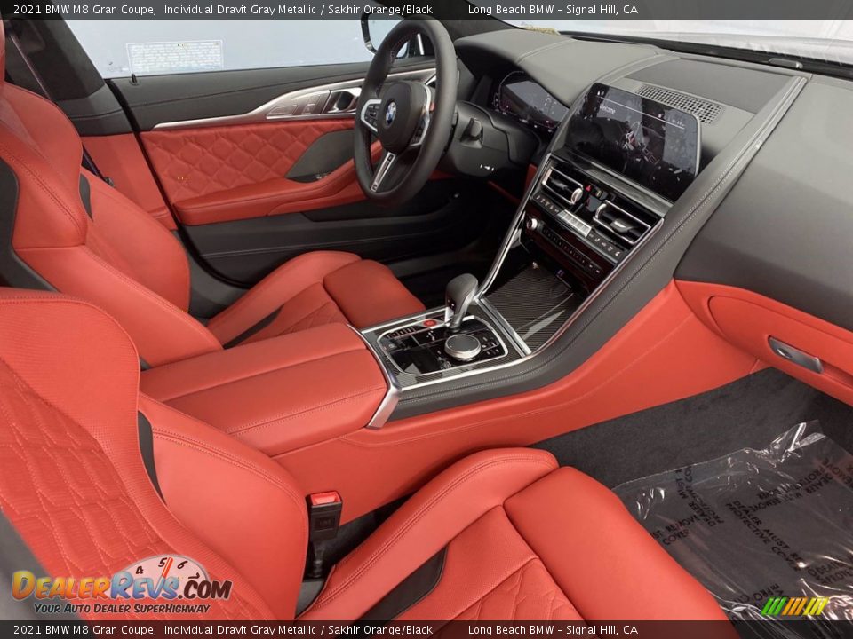 Sakhir Orange/Black Interior - 2021 BMW M8 Gran Coupe Photo #25