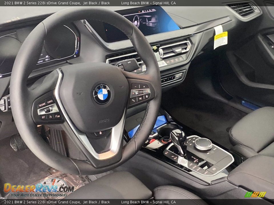 2021 BMW 2 Series 228i sDrive Grand Coupe Jet Black / Black Photo #16