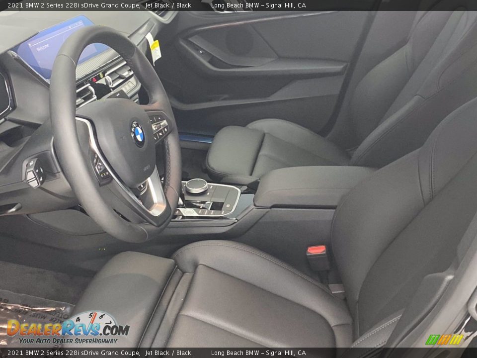 2021 BMW 2 Series 228i sDrive Grand Coupe Jet Black / Black Photo #17