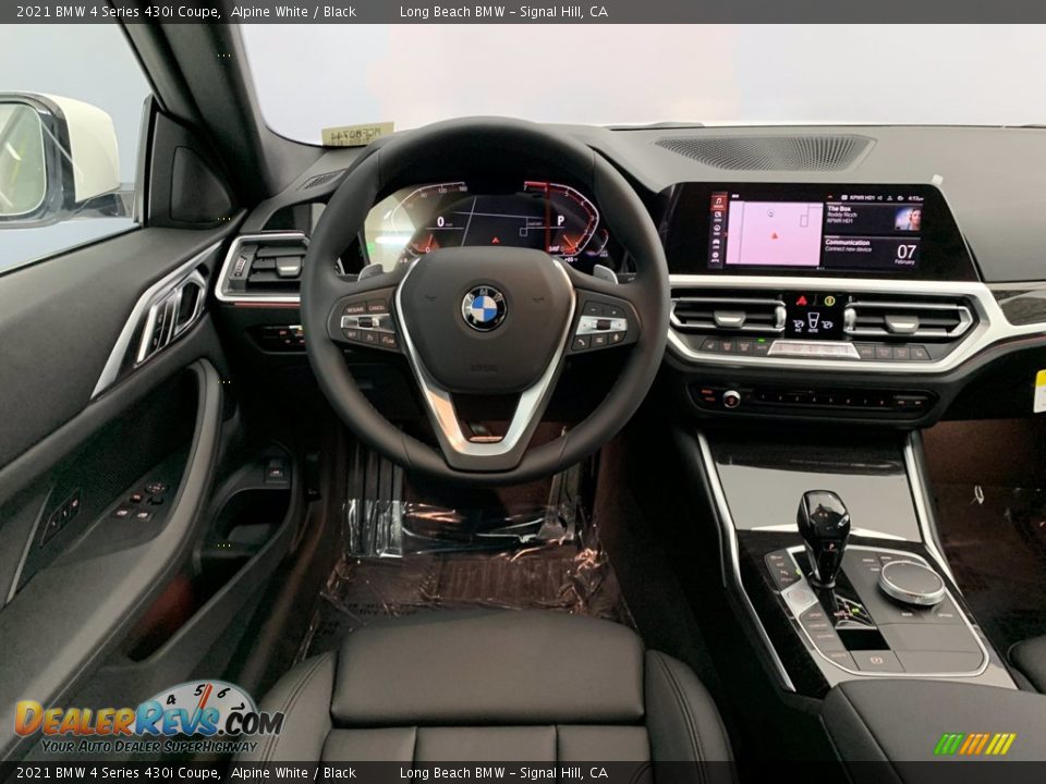 2021 BMW 4 Series 430i Coupe Alpine White / Black Photo #5