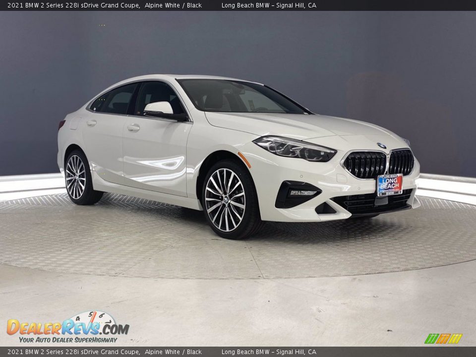 2021 BMW 2 Series 228i sDrive Grand Coupe Alpine White / Black Photo #1