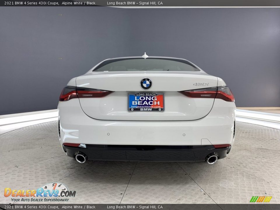 2021 BMW 4 Series 430i Coupe Alpine White / Black Photo #15