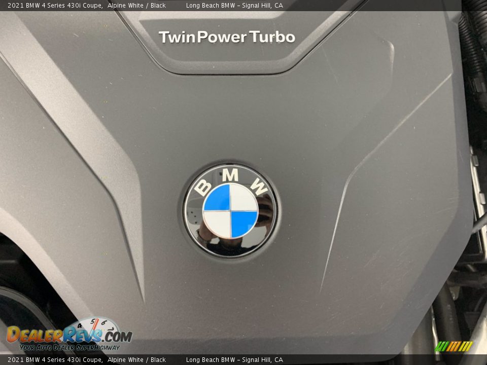 2021 BMW 4 Series 430i Coupe Alpine White / Black Photo #19