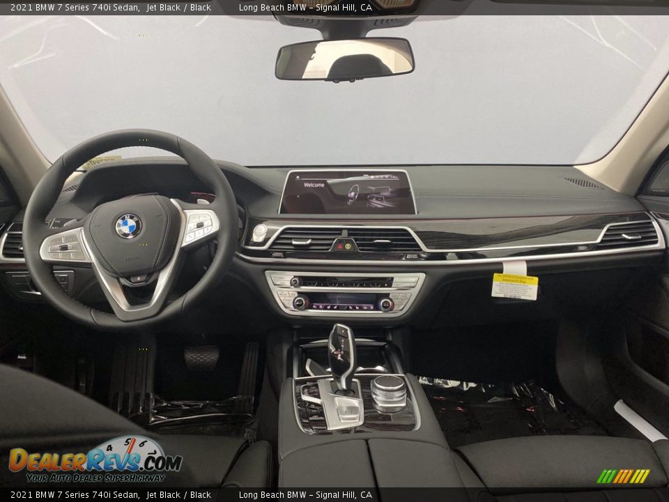 2021 BMW 7 Series 740i Sedan Jet Black / Black Photo #2