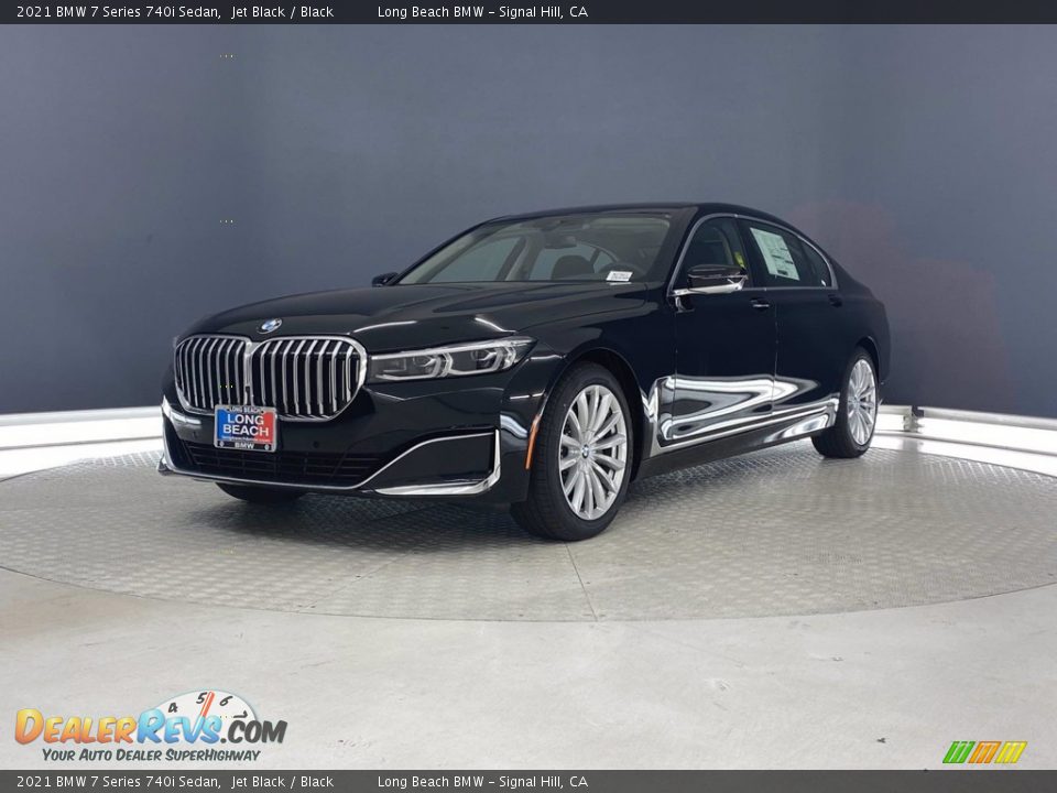 2021 BMW 7 Series 740i Sedan Jet Black / Black Photo #5