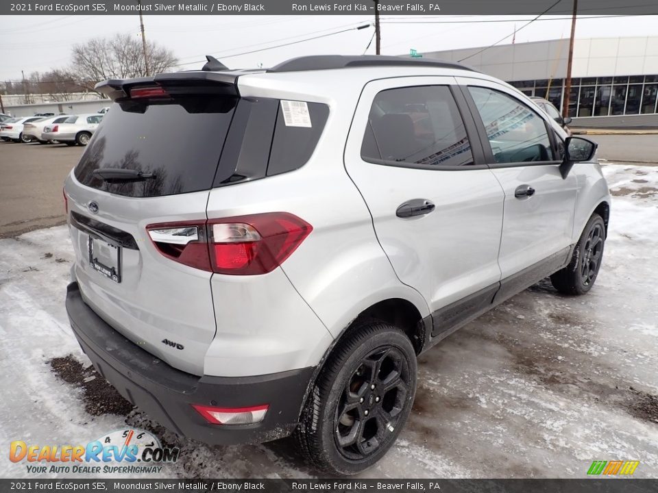 2021 Ford EcoSport SES Moondust Silver Metallic / Ebony Black Photo #2