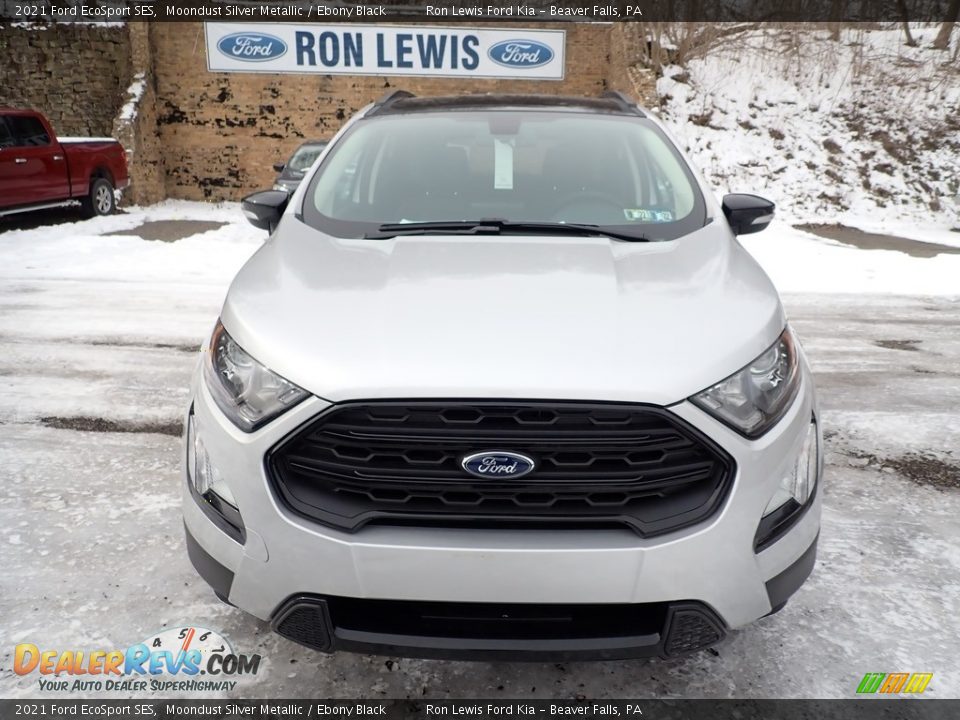 2021 Ford EcoSport SES Moondust Silver Metallic / Ebony Black Photo #4