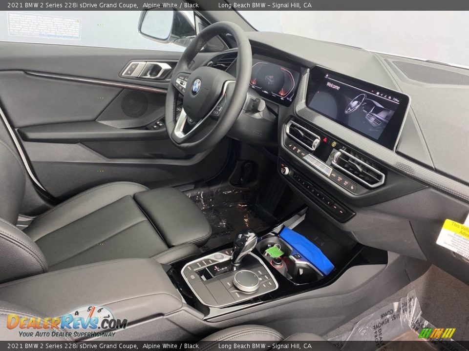 2021 BMW 2 Series 228i sDrive Grand Coupe Alpine White / Black Photo #24