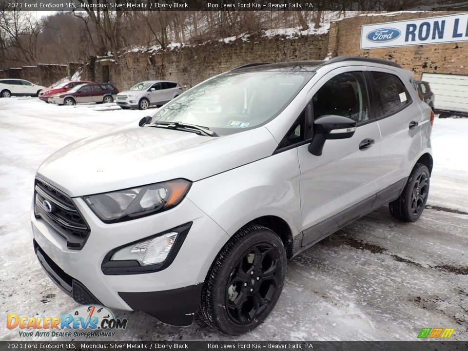 2021 Ford EcoSport SES Moondust Silver Metallic / Ebony Black Photo #5
