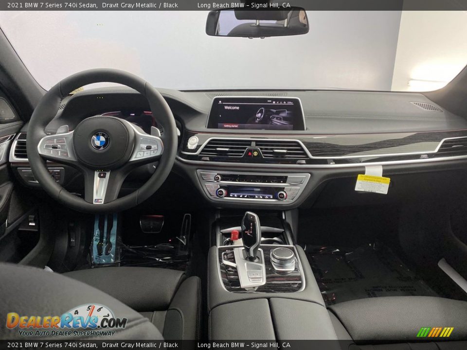 2021 BMW 7 Series 740i Sedan Dravit Gray Metallic / Black Photo #2