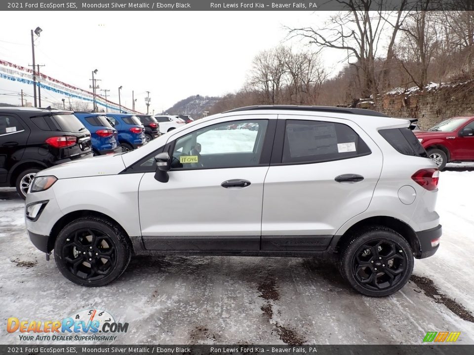 2021 Ford EcoSport SES Moondust Silver Metallic / Ebony Black Photo #6