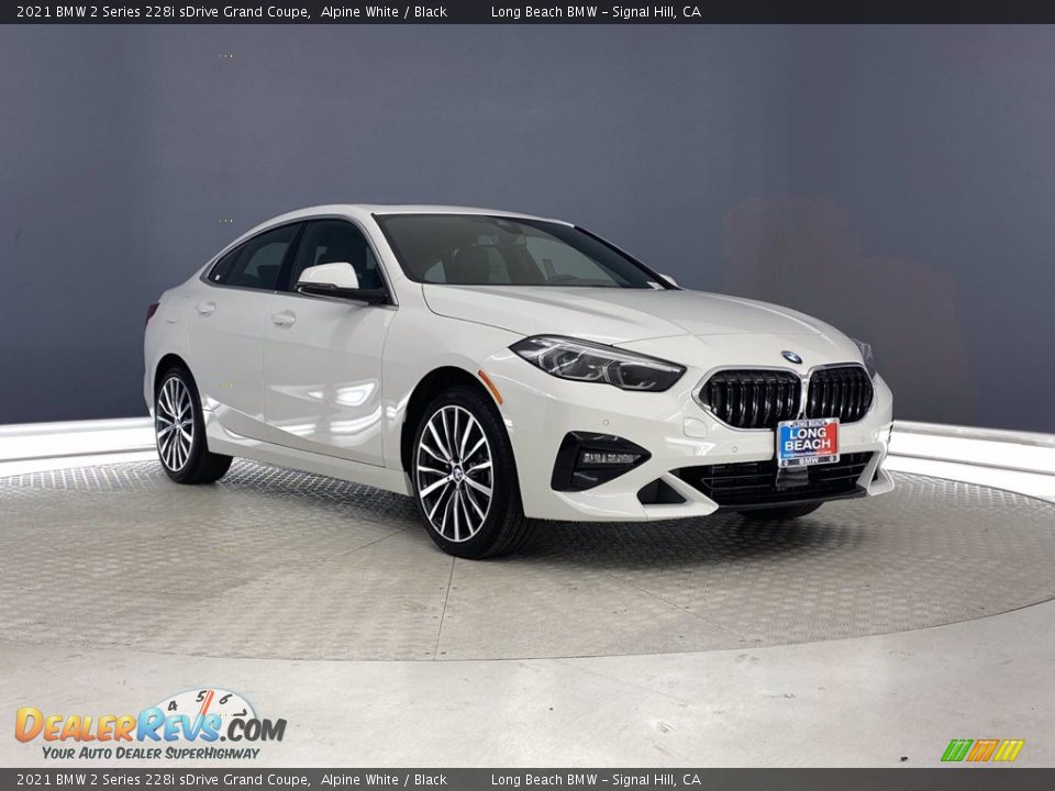 2021 BMW 2 Series 228i sDrive Grand Coupe Alpine White / Black Photo #1