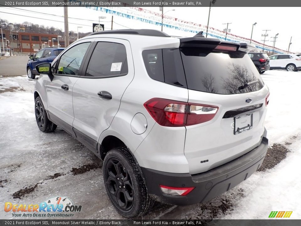 2021 Ford EcoSport SES Moondust Silver Metallic / Ebony Black Photo #7