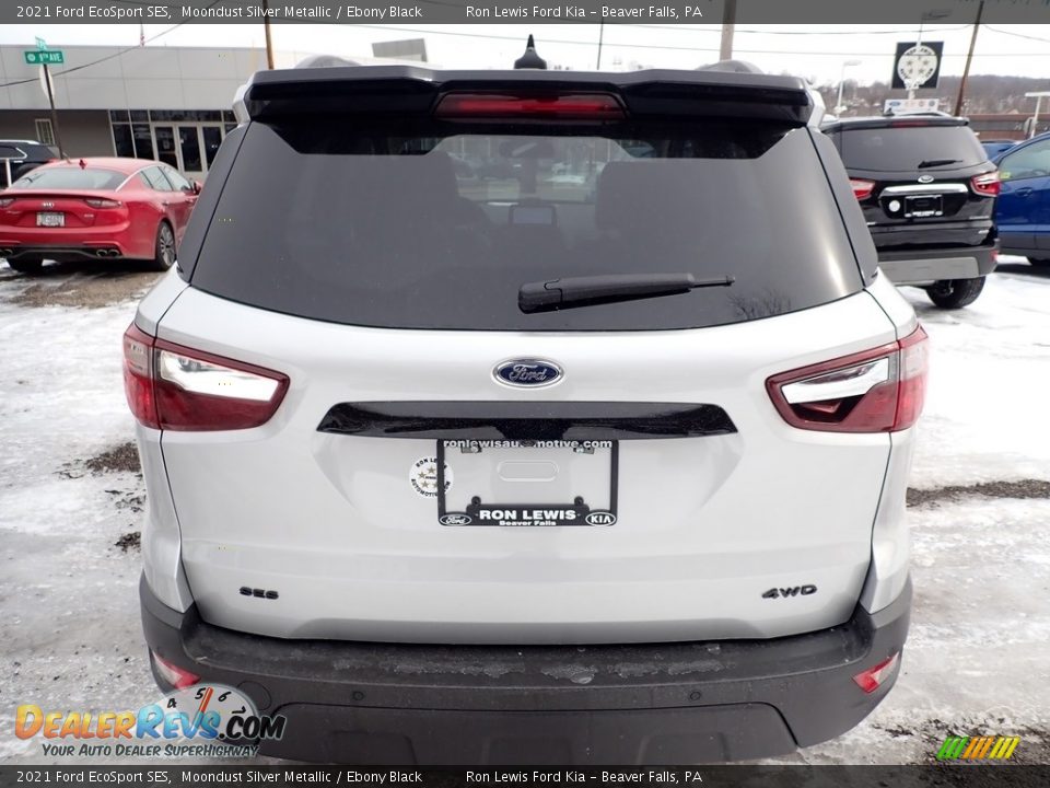 2021 Ford EcoSport SES Moondust Silver Metallic / Ebony Black Photo #8