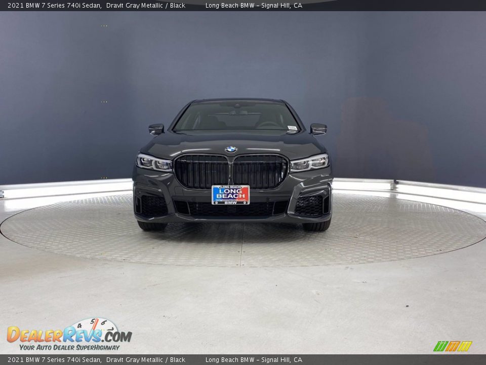 2021 BMW 7 Series 740i Sedan Dravit Gray Metallic / Black Photo #5