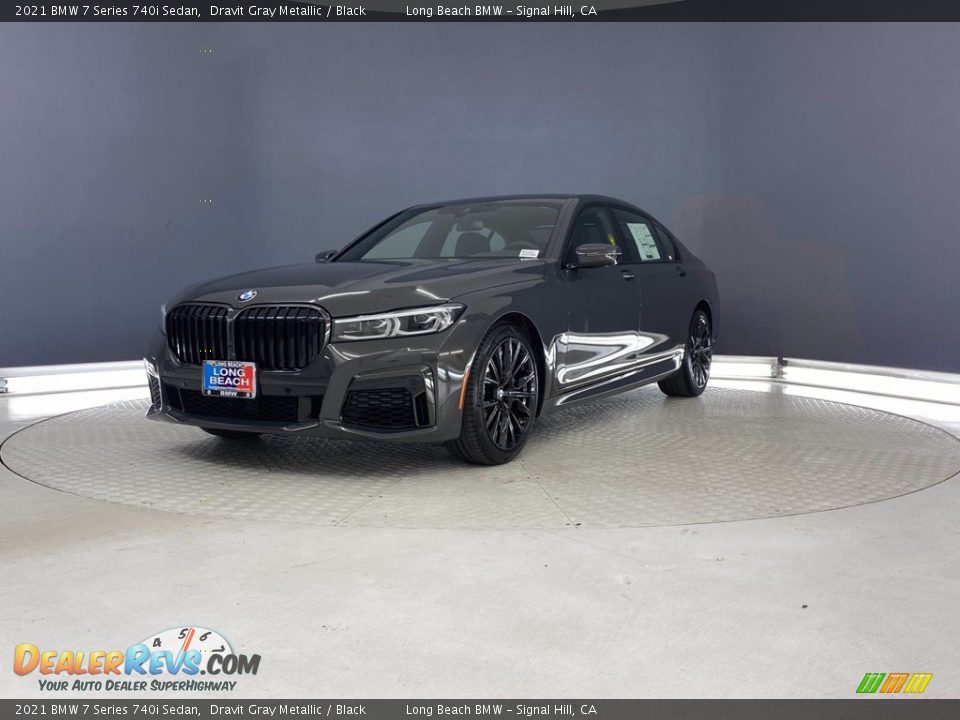 2021 BMW 7 Series 740i Sedan Dravit Gray Metallic / Black Photo #6