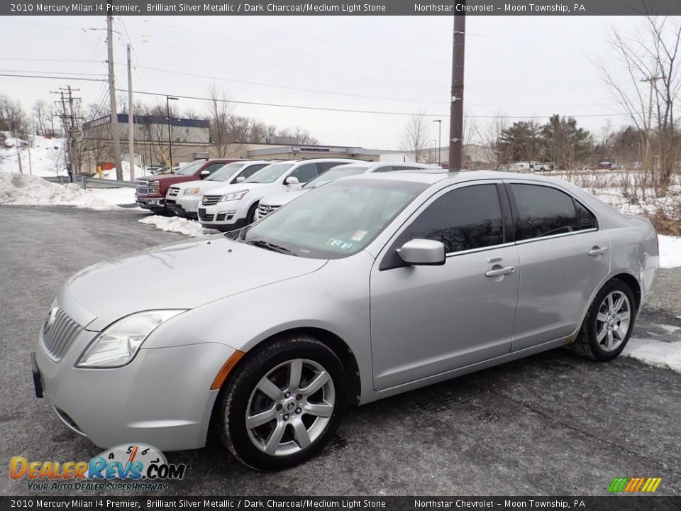 2010 Mercury Milan I4 Premier Brilliant Silver Metallic / Dark Charcoal/Medium Light Stone Photo #1