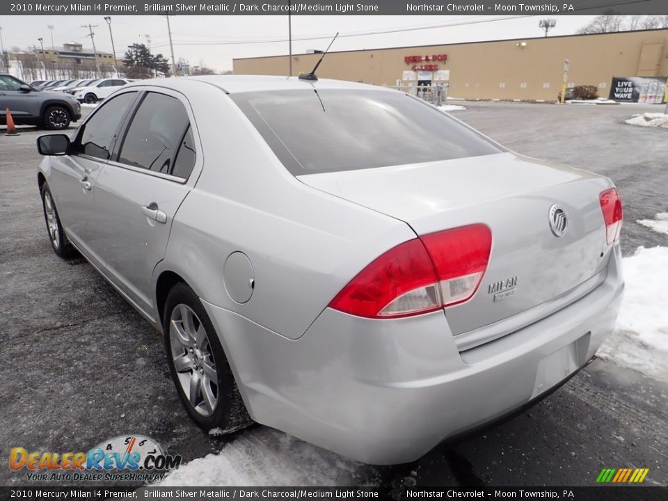 2010 Mercury Milan I4 Premier Brilliant Silver Metallic / Dark Charcoal/Medium Light Stone Photo #2