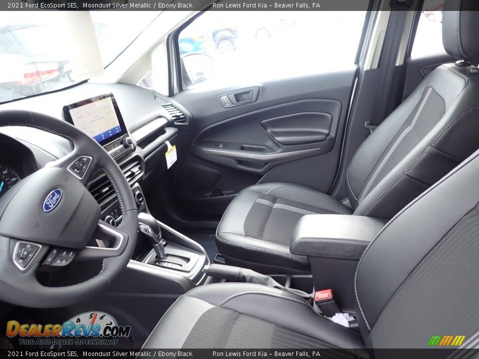 2021 Ford EcoSport SES Moondust Silver Metallic / Ebony Black Photo #12