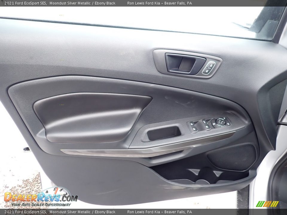 2021 Ford EcoSport SES Moondust Silver Metallic / Ebony Black Photo #13