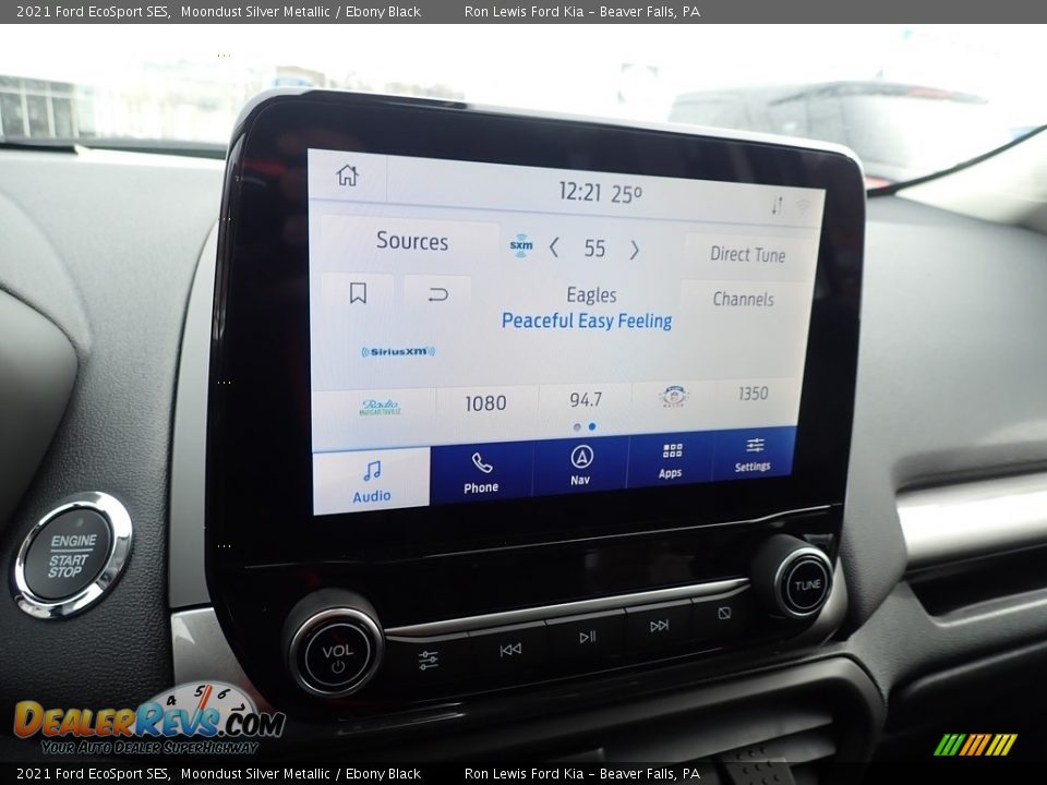 2021 Ford EcoSport SES Moondust Silver Metallic / Ebony Black Photo #15
