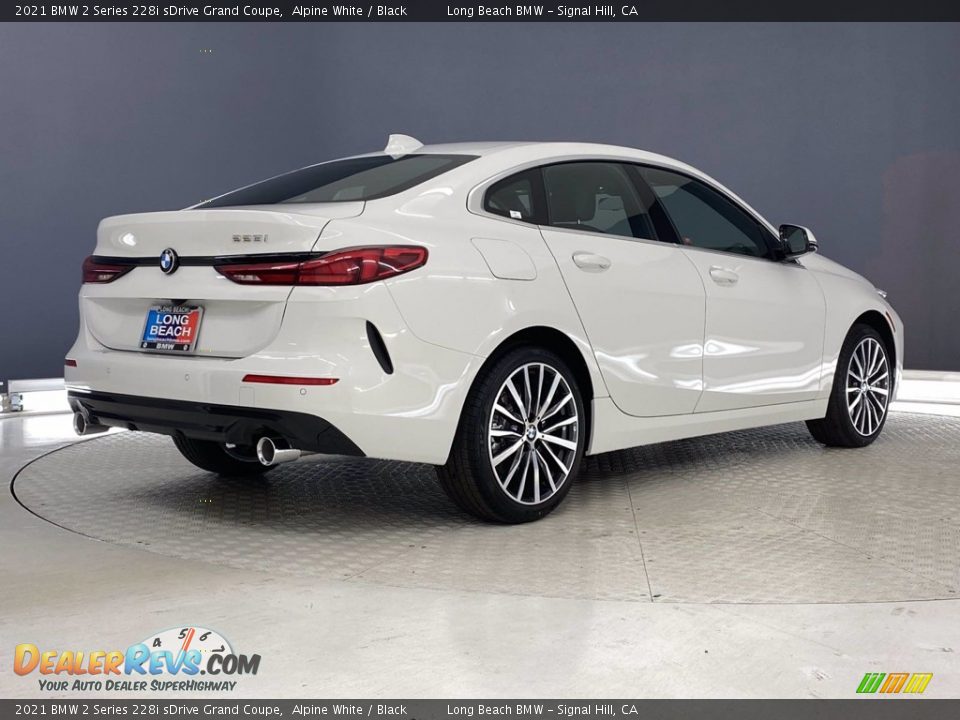 2021 BMW 2 Series 228i sDrive Grand Coupe Alpine White / Black Photo #10