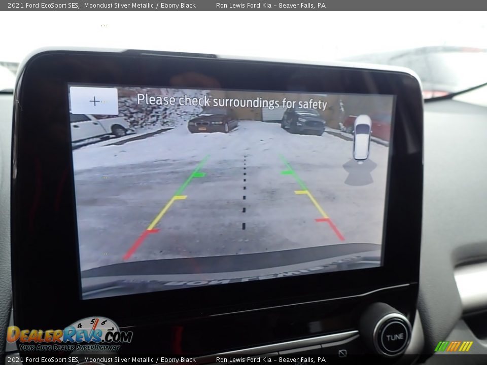 2021 Ford EcoSport SES Moondust Silver Metallic / Ebony Black Photo #17