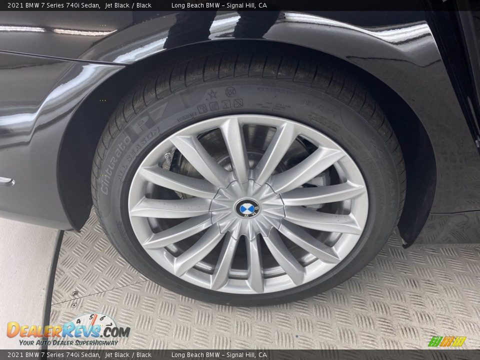 2021 BMW 7 Series 740i Sedan Jet Black / Black Photo #26