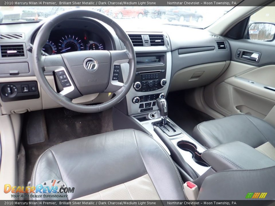 2010 Mercury Milan I4 Premier Brilliant Silver Metallic / Dark Charcoal/Medium Light Stone Photo #10