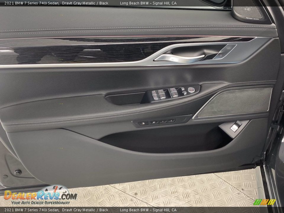 2021 BMW 7 Series 740i Sedan Dravit Gray Metallic / Black Photo #16