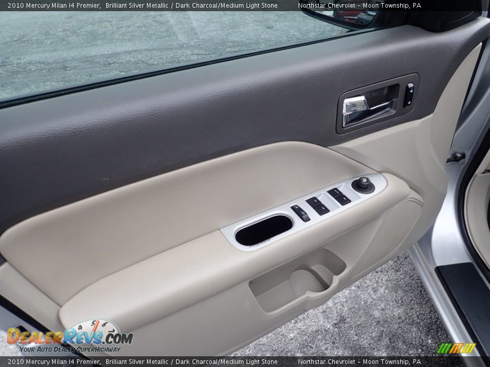 2010 Mercury Milan I4 Premier Brilliant Silver Metallic / Dark Charcoal/Medium Light Stone Photo #11