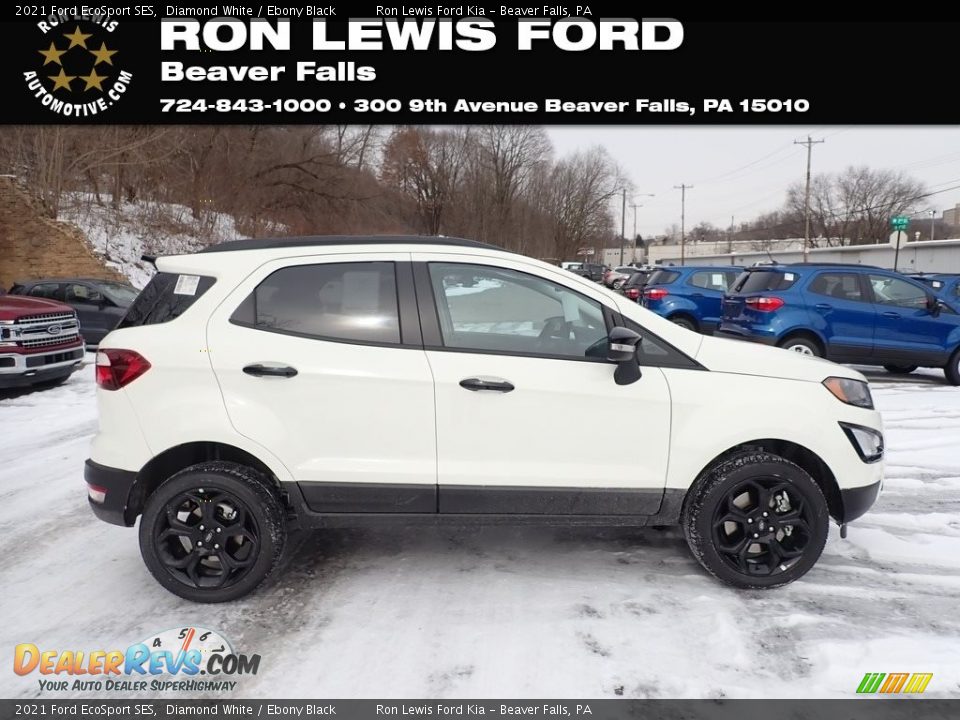 2021 Ford EcoSport SES Diamond White / Ebony Black Photo #1