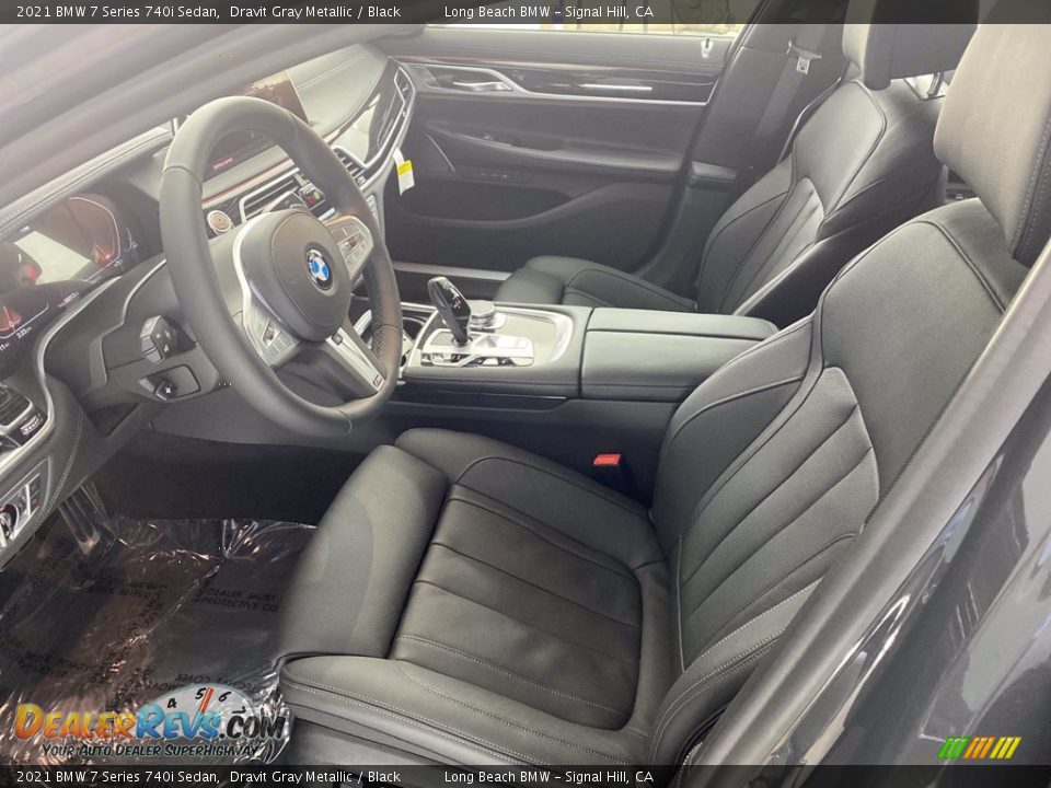 2021 BMW 7 Series 740i Sedan Dravit Gray Metallic / Black Photo #17