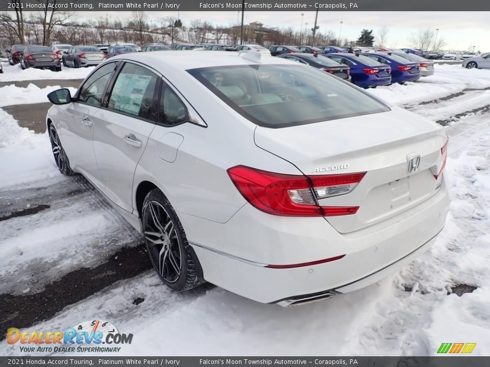 2021 Honda Accord Touring Platinum White Pearl / Ivory Photo #2