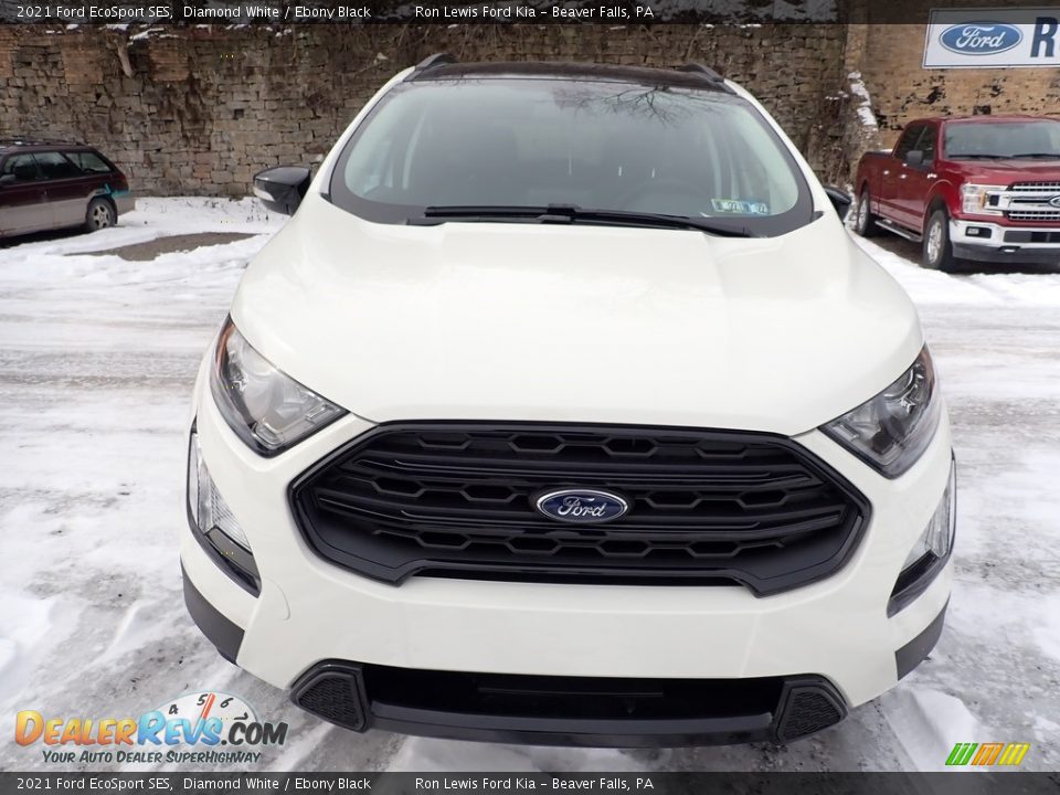 2021 Ford EcoSport SES Diamond White / Ebony Black Photo #4