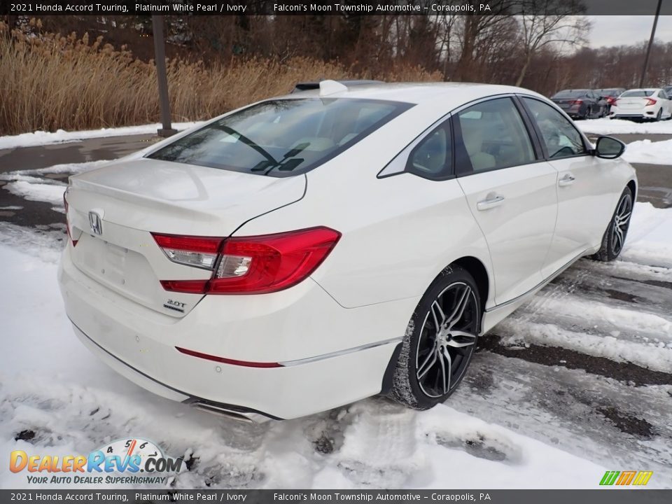 2021 Honda Accord Touring Platinum White Pearl / Ivory Photo #3