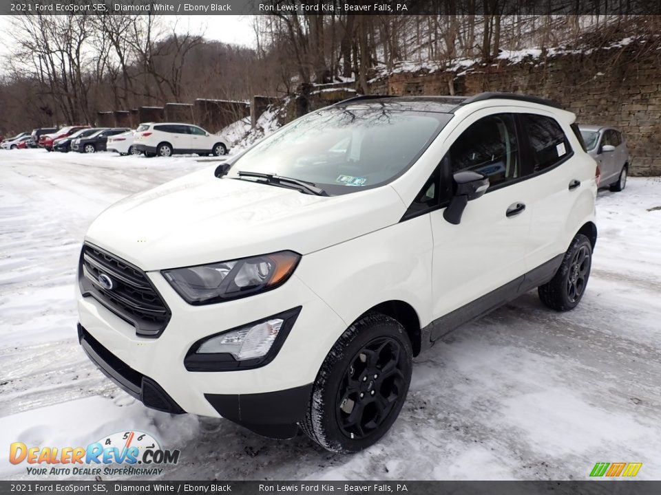 2021 Ford EcoSport SES Diamond White / Ebony Black Photo #5