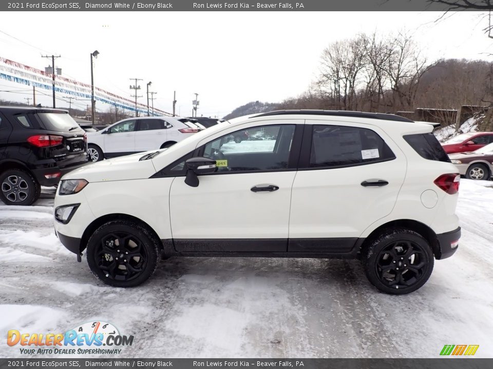 2021 Ford EcoSport SES Diamond White / Ebony Black Photo #6