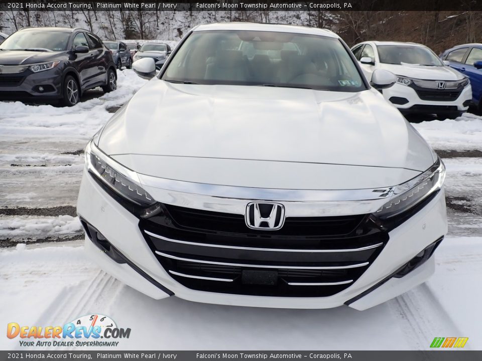 2021 Honda Accord Touring Platinum White Pearl / Ivory Photo #5