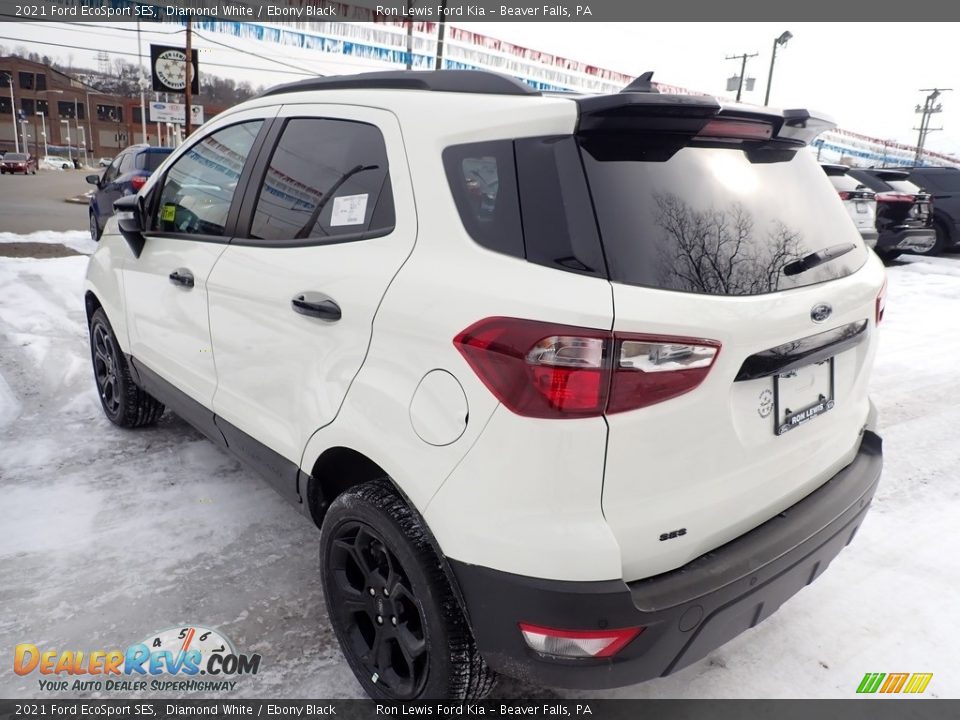 2021 Ford EcoSport SES Diamond White / Ebony Black Photo #7