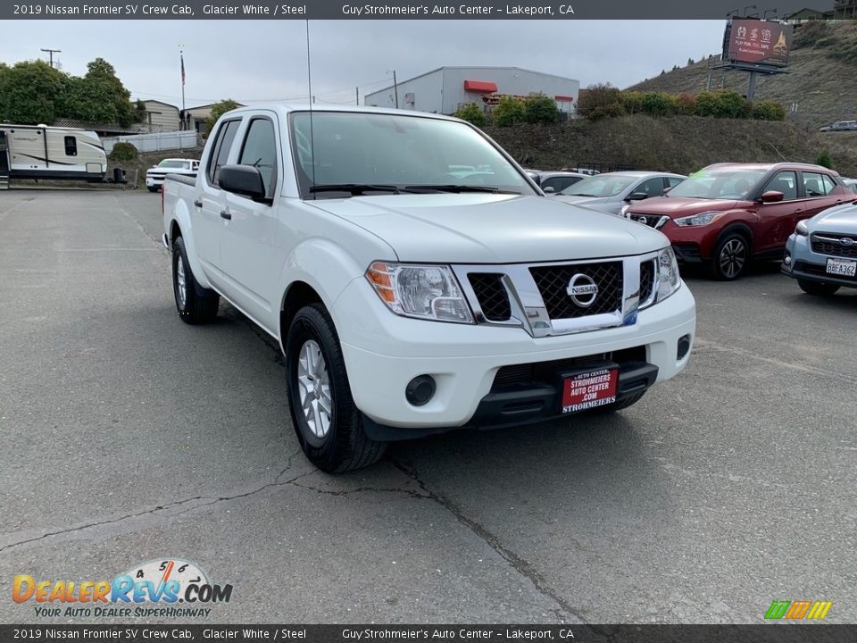 2019 Nissan Frontier SV Crew Cab Glacier White / Steel Photo #1