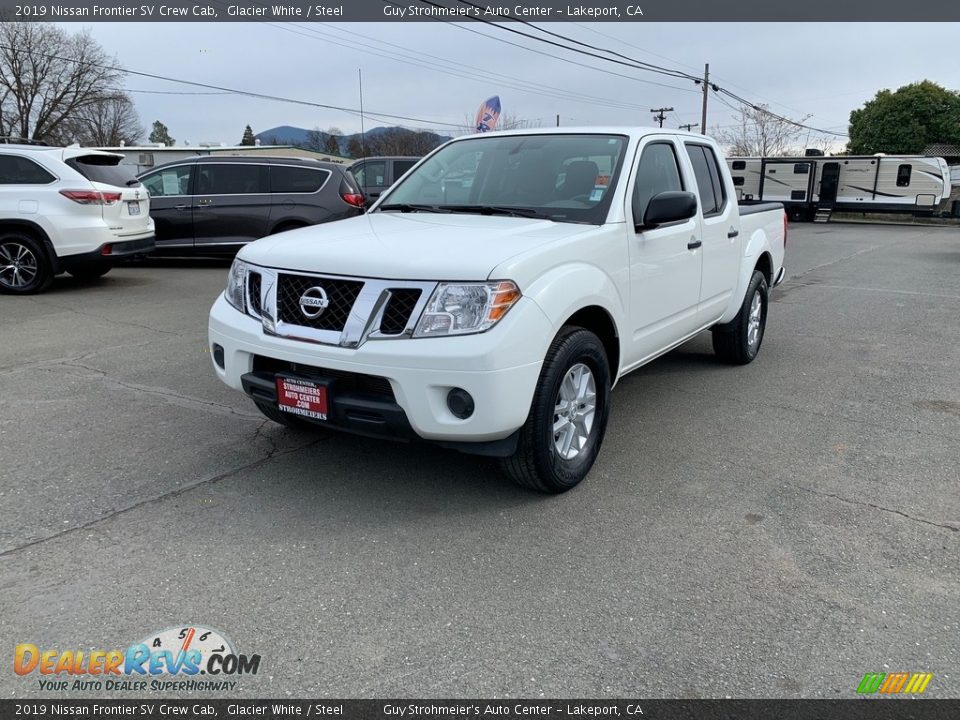 2019 Nissan Frontier SV Crew Cab Glacier White / Steel Photo #2