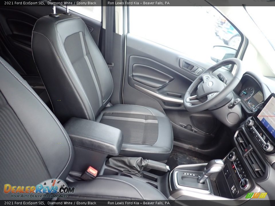 2021 Ford EcoSport SES Diamond White / Ebony Black Photo #9