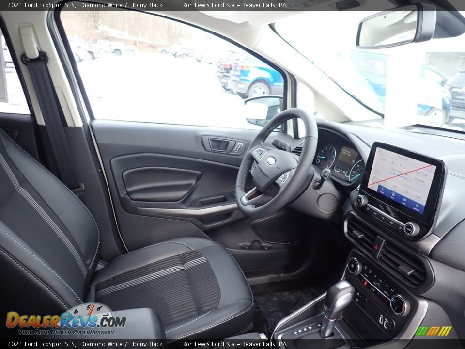 2021 Ford EcoSport SES Diamond White / Ebony Black Photo #10