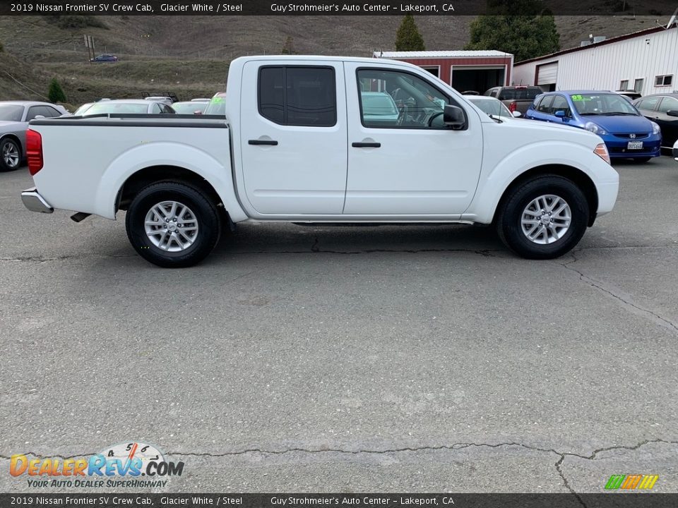 2019 Nissan Frontier SV Crew Cab Glacier White / Steel Photo #3