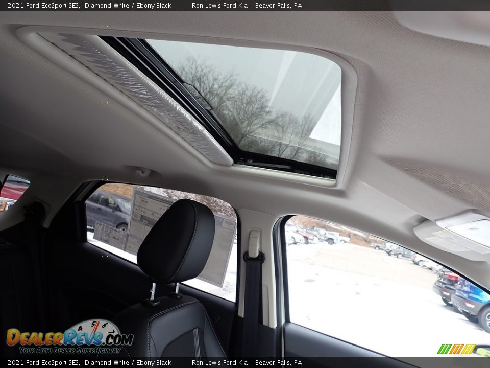 2021 Ford EcoSport SES Diamond White / Ebony Black Photo #11