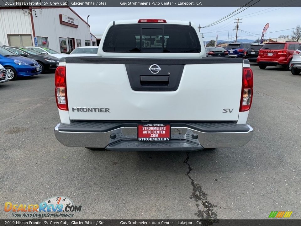 2019 Nissan Frontier SV Crew Cab Glacier White / Steel Photo #4