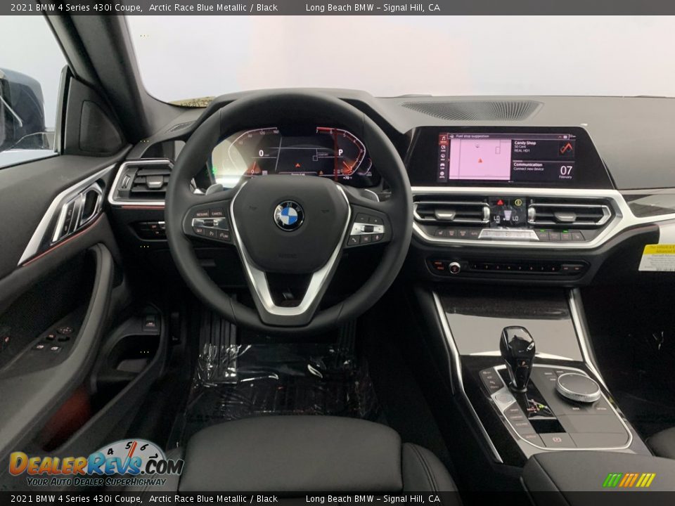 2021 BMW 4 Series 430i Coupe Arctic Race Blue Metallic / Black Photo #5