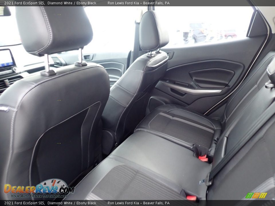 2021 Ford EcoSport SES Diamond White / Ebony Black Photo #12