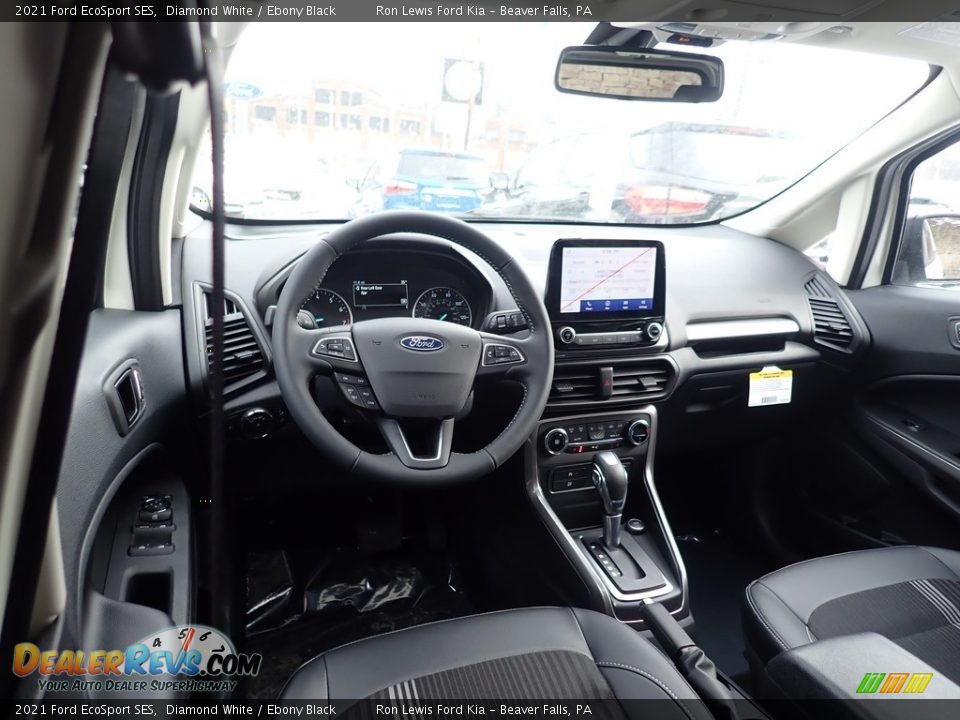 2021 Ford EcoSport SES Diamond White / Ebony Black Photo #13